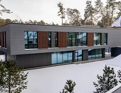 Панорамное остекление для стильного частного дома